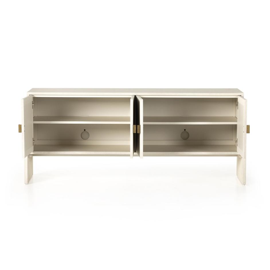 Cressida Sideboard In Ivory Painted Linen by FOUR HANDS