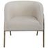 Jacobsen Off White Shearling Accent Chair by Uttermost