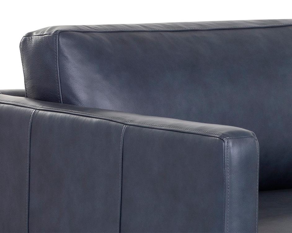 ROGERS SOFA - CORTINA INK LEATHER by Sunpan