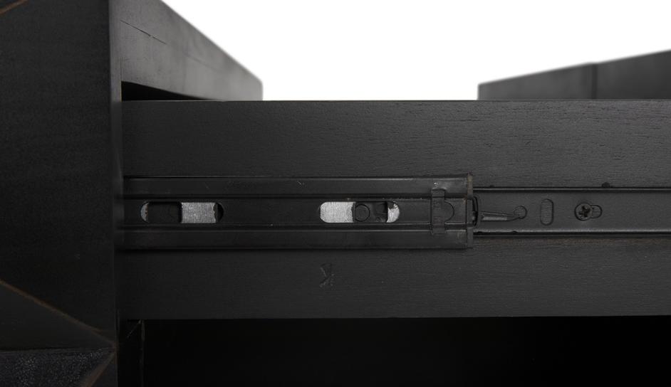 Allegra Dresser, Hand Rubbed Black by Noir Furniture