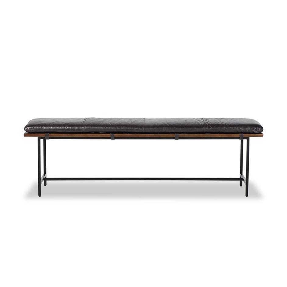 Gabine Accent Bench - Sonoma Black by Four Hands