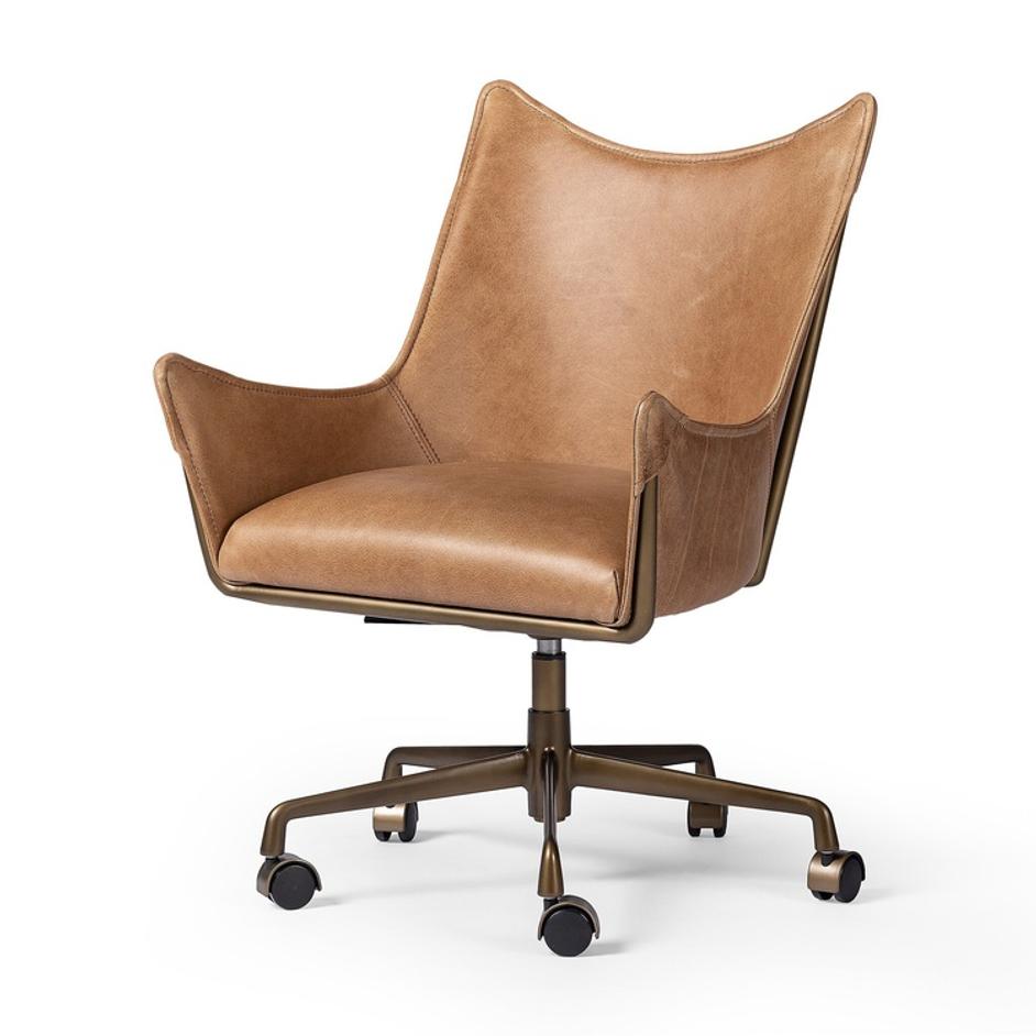 Truman Desk Chair - Conroe Drift by Four Hands