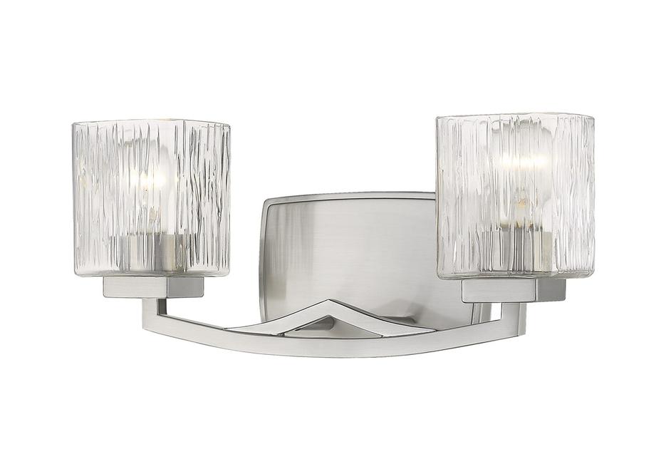 Zaid 2 Light Vanity in Brushed Nickel Finish by Z-Lite