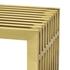 Randolph Medium Stainless Steel Bench In Gold by Modway Furniture