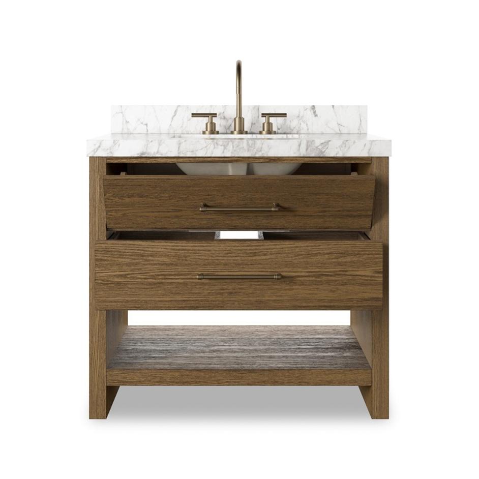 Anthem Single Vanity - Washed Natural Veneer by Four Hands