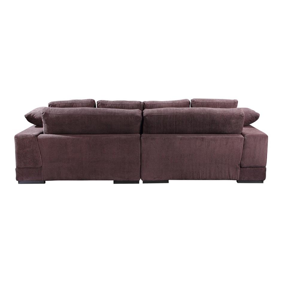 PLUNGE SECTIONAL DARK BROWN by Moes Home