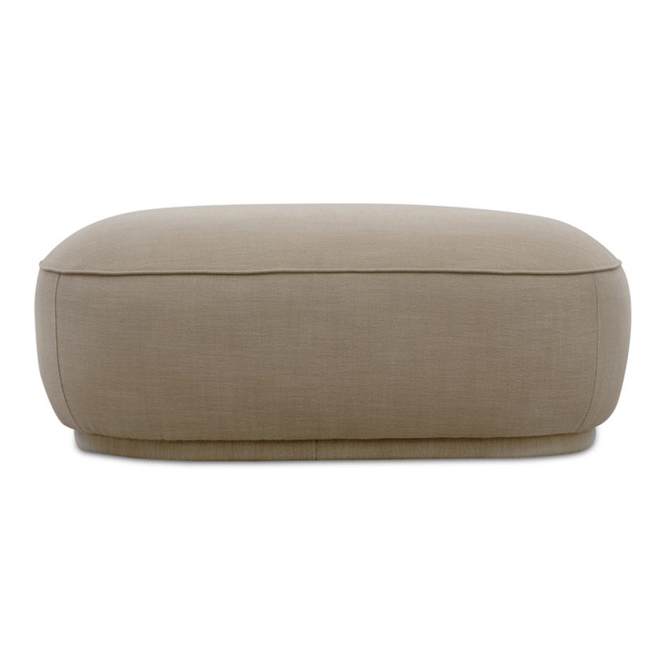 Marion Square Ottoman Beige by Moes Home