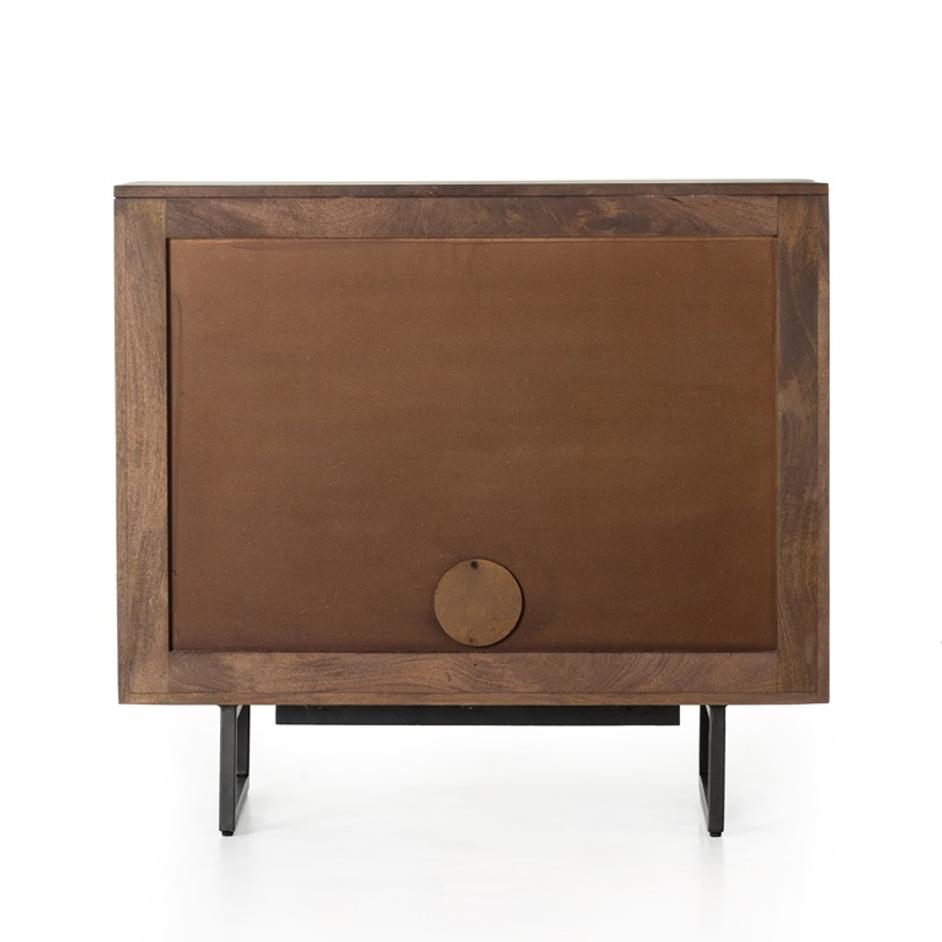 Carmel Small Cabinet In Brown Wash by FOUR HANDS
