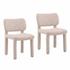 Denali Dining Chair Set of 2 by Curated Collections