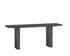 Rebel Console Table - Grey Marble / Charcoal Grey by Sunpan