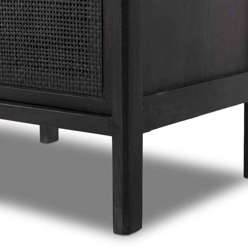 Sydney Nightstand - Black Wash by Four Hands