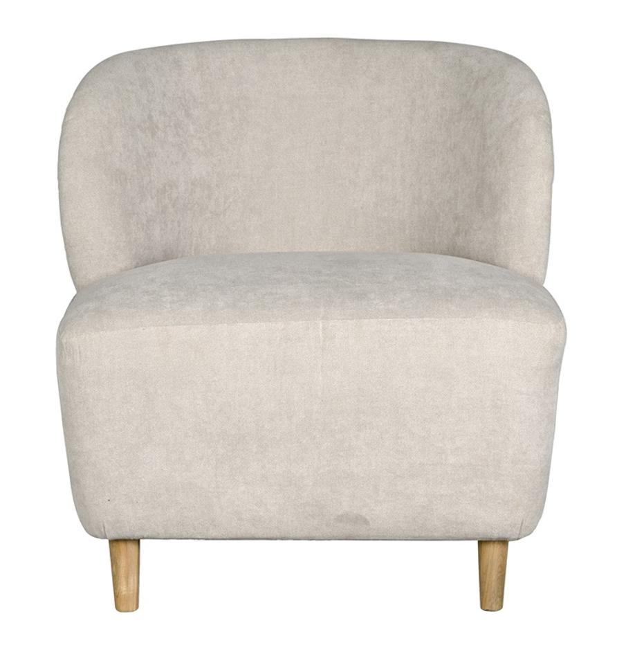 Laffont Chair with Wheat Fabric by Noir Furniture