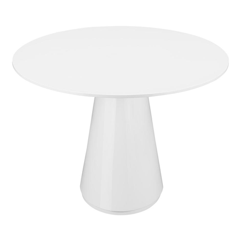 OTAGO OVAL DINING TABLE WHITE by Moes Home
