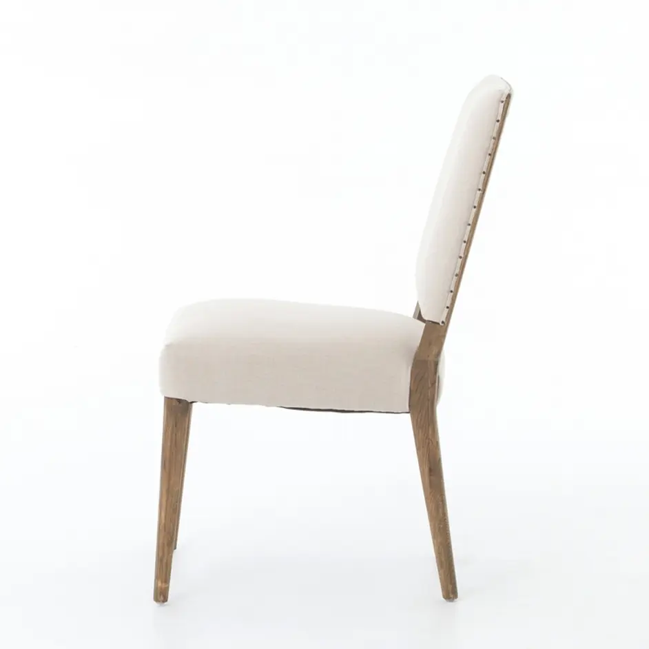 Kurt Dining Chair-Dark Linen by FOUR HANDS