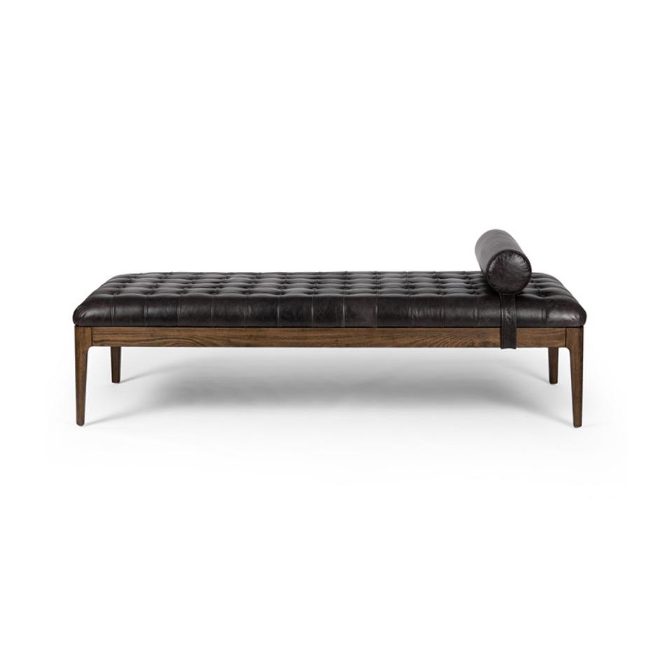 Joanna Bench In Sonoma Black by FOUR HANDS