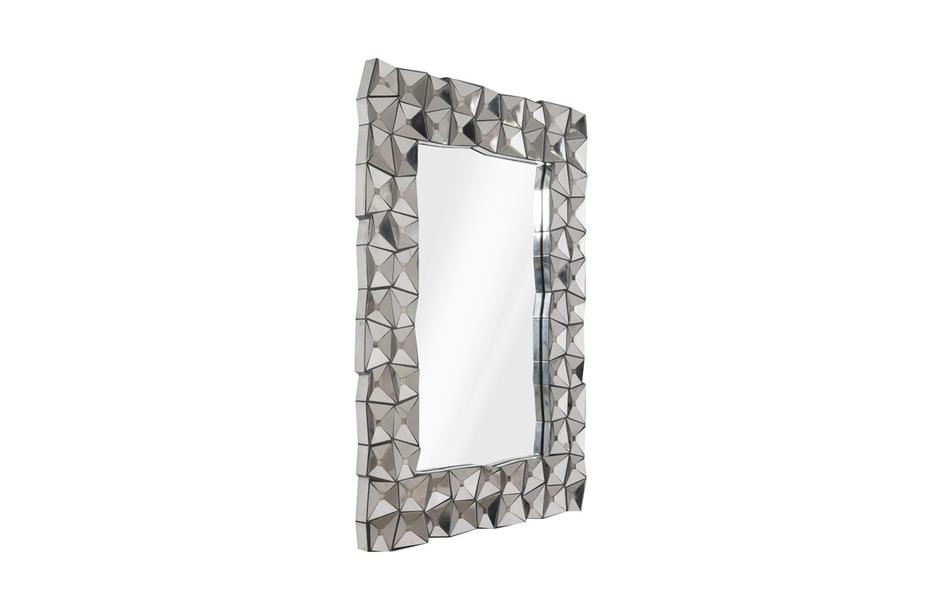 Divot Mirror, Stainless Steel by PHILLIPS COLLECTION