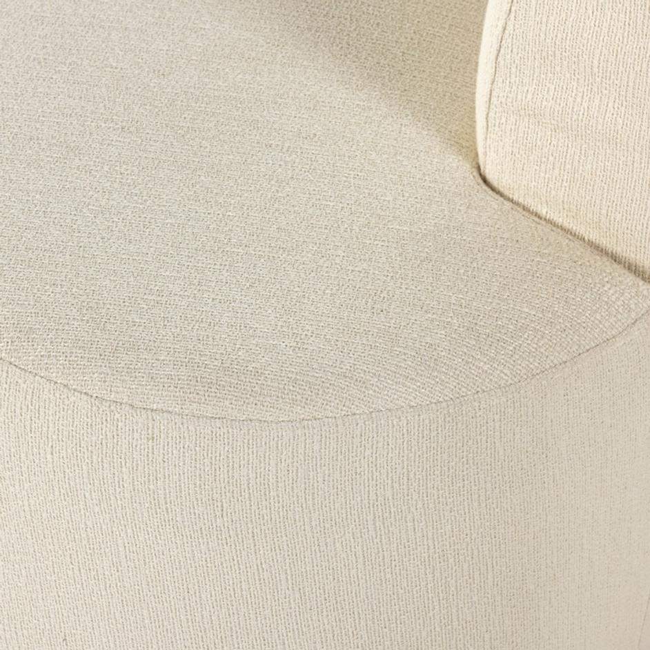 Sanda Dining Banquette In Kerbey Ivory by FOUR HANDS