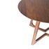 GODENZA DINING TABLE ROUND WALNUT by Moes Home
