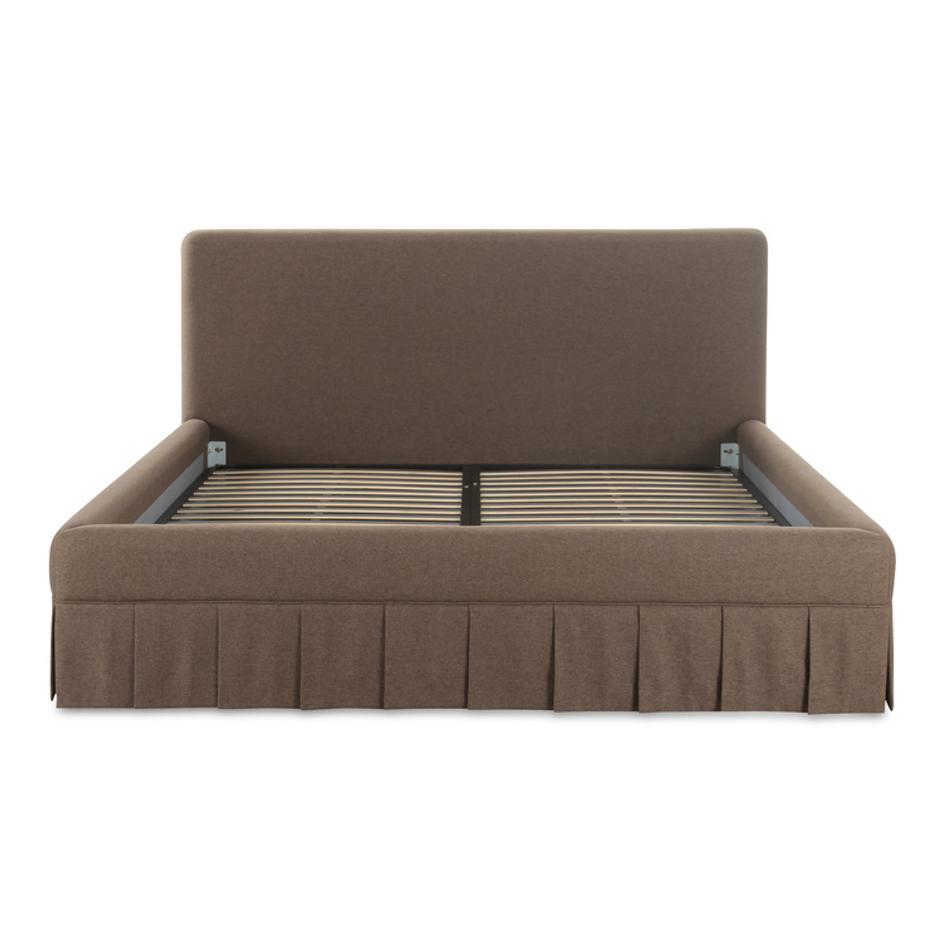 Maren King Bed Brown by Moes Home