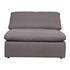 CLAY SLIPPER CHAIR LIVESMART FABRIC LIGHT GREY by Moes Home