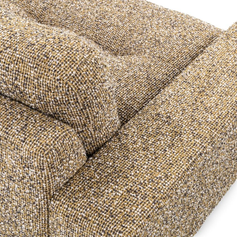 Lucca Upholstered Sofa Yellow Honey by Classic Home