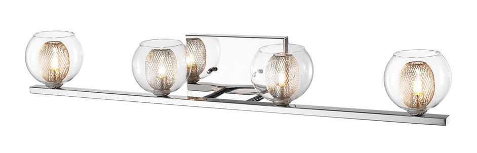 Auge 4 Light Vanity in Chrome  Finish by Z-Lite