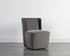 AMITA WHEELED DINING CHAIR - PICCOLO PEBBLE by Sunpan