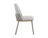MARIE DINING CHAIR - BELFAST HEATHER GREY / BRAVO METAL by Sunpan