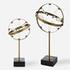 Realm Spherical Brass Sculptures, Set Of 2 by Uttermost
