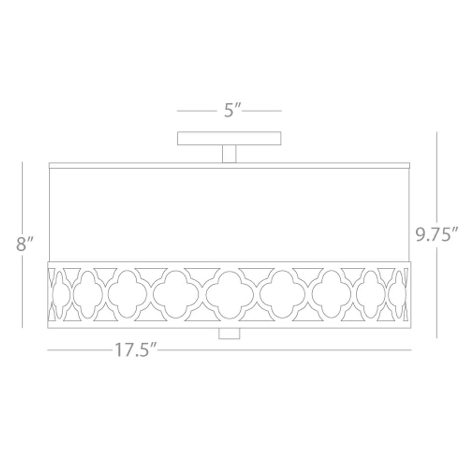 Addison Flushmount by ROBERT ABBEY