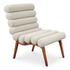 Arlo Accent Chair Off White by Moes Home