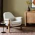Santoro Chair In Harrow Ivory by FOUR HANDS
