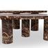 Zion Coffee Table Set - Merlot Marble by Four Hands