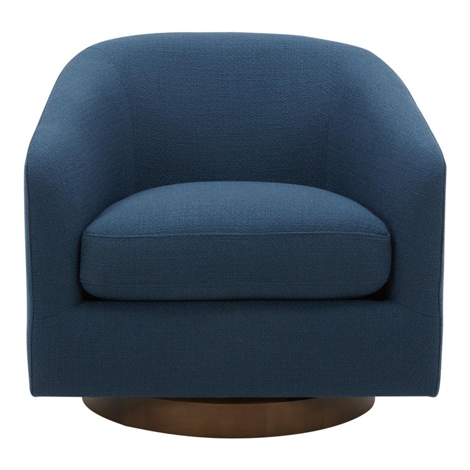 Oscy Swivel Chair Dark Atlantic by Moes Home