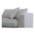 Rue Right Arm Facing Chair Off White by Moes Home