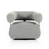 Gareth Swivel Chair In Torrance Silver by FOUR HANDS