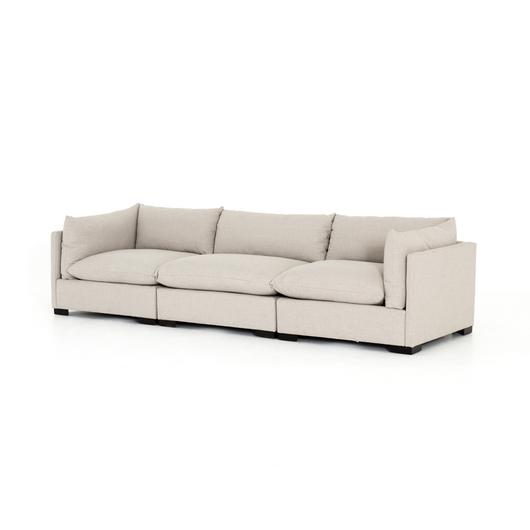 Westwood 3-Pc Sectional-Bennett Moon by FOUR HANDS