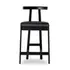 Tex Stool In Black Rosa Morada by FOUR HANDS