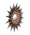Sunflower Antique Wall Mirror by tov furniture