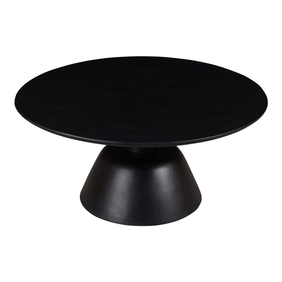 NELS COFFEE TABLE BLACK by Moes Home