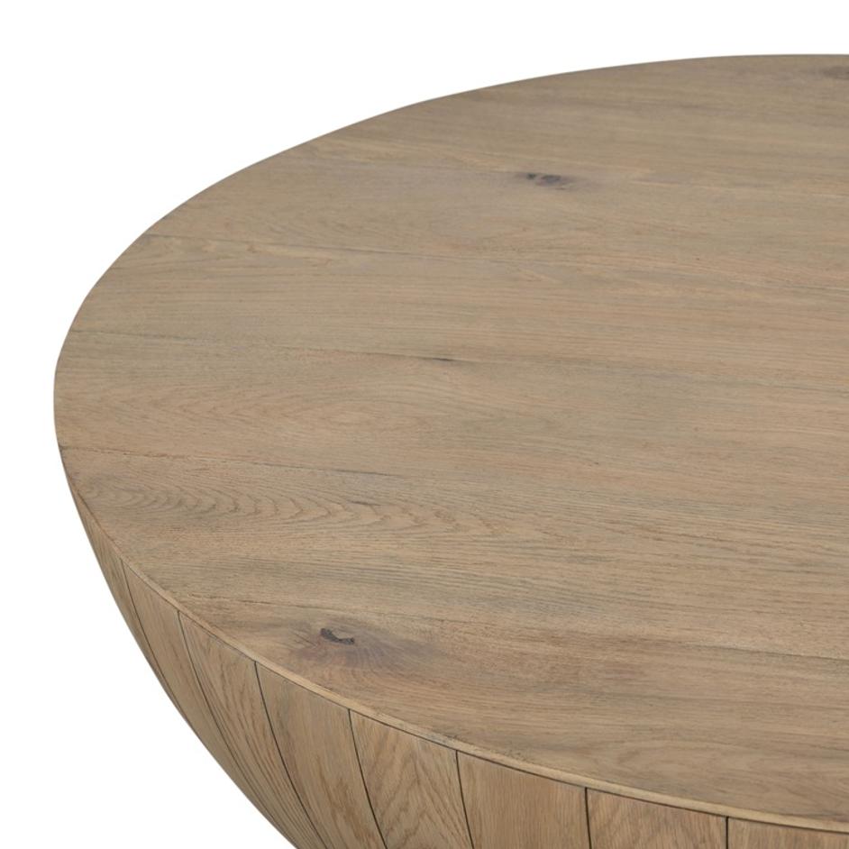 Ryan Oak Coffee Table In Natural Oak Solid by FOUR HANDS