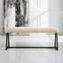 Taupo Sheepskin Bench by Uttermost