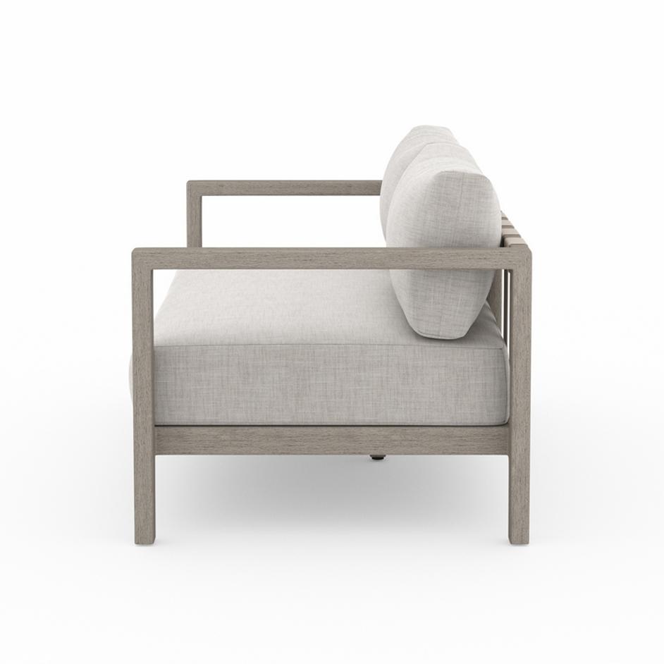 Sonoma Outdoor Sofa In 60" In Grey/Stone Grey by FOUR HANDS