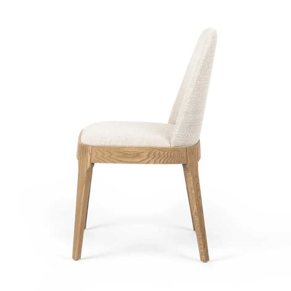 Bryce Armless Dining Chair In Gibson Wheat by FOUR HANDS
