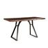 London Loft 68" Acacia Wood Gathering Table, Walnut by Home Trends & Design