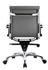 OMEGA SWIVEL OFFICE CHAIR LOW BACK GREY by Moes Home