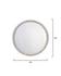 Audrey Beaded Wood Round Wall Mirror, White Washed by Jamie Young