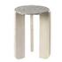 Quarry Wood and Terrazzo Stone Side Table by Jamie Young