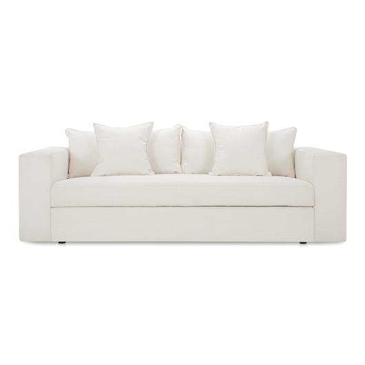Kiran Sleeper Sofa White by Moes Home