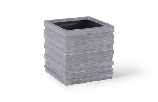 June Square Planter, Gray, Medium by PHILLIPS COLLECTION